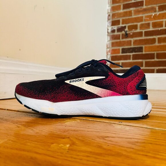 Brooks Ghost 16 Shoes Womens 11 Narrow Peacoat Raspberry Apricot Running - Picture 3 of 15